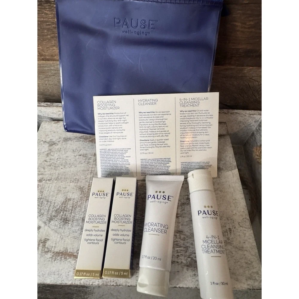 Pause Well-Aging Limited Edition Discovery‎ Kit – 4 Pieces with Travel Bag